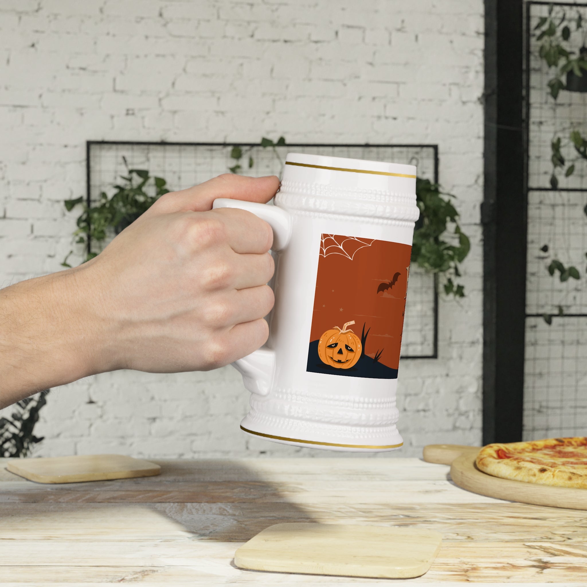 Happy Halloween with Pumpkin | Beer Stein Mug